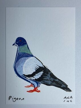 Anastasia Inciardi Pigeon Mini Print